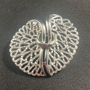 Trifari Silver Tone Brooch
